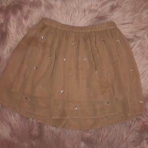 Skirt with jewels